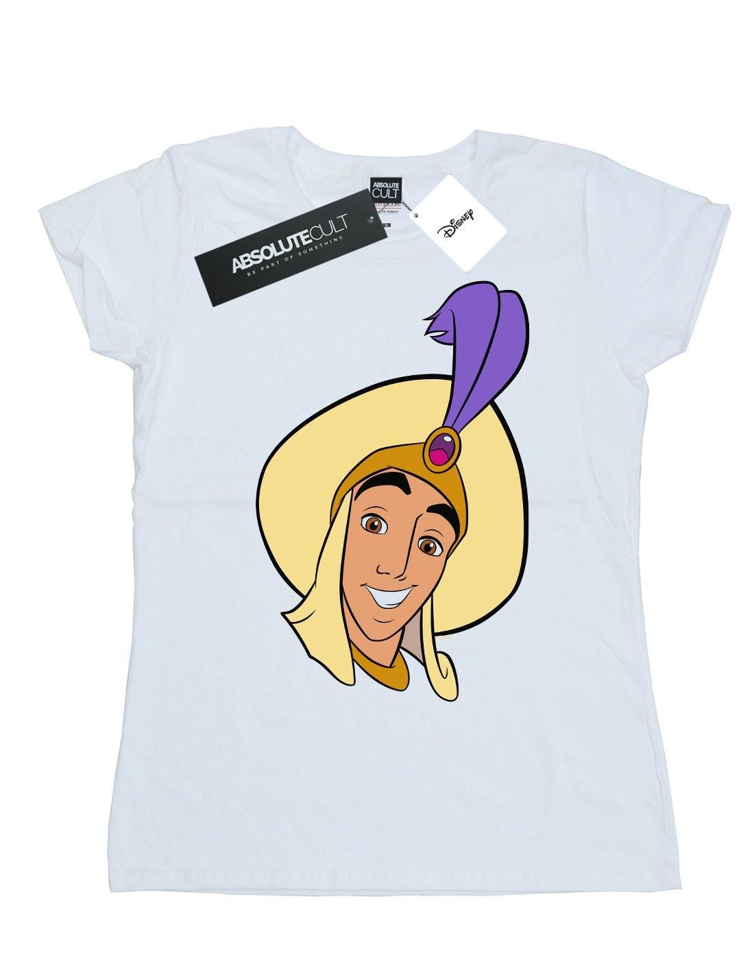 Aladdin Prince Ali Face Tshirt Damen Weiss XXL von Disney