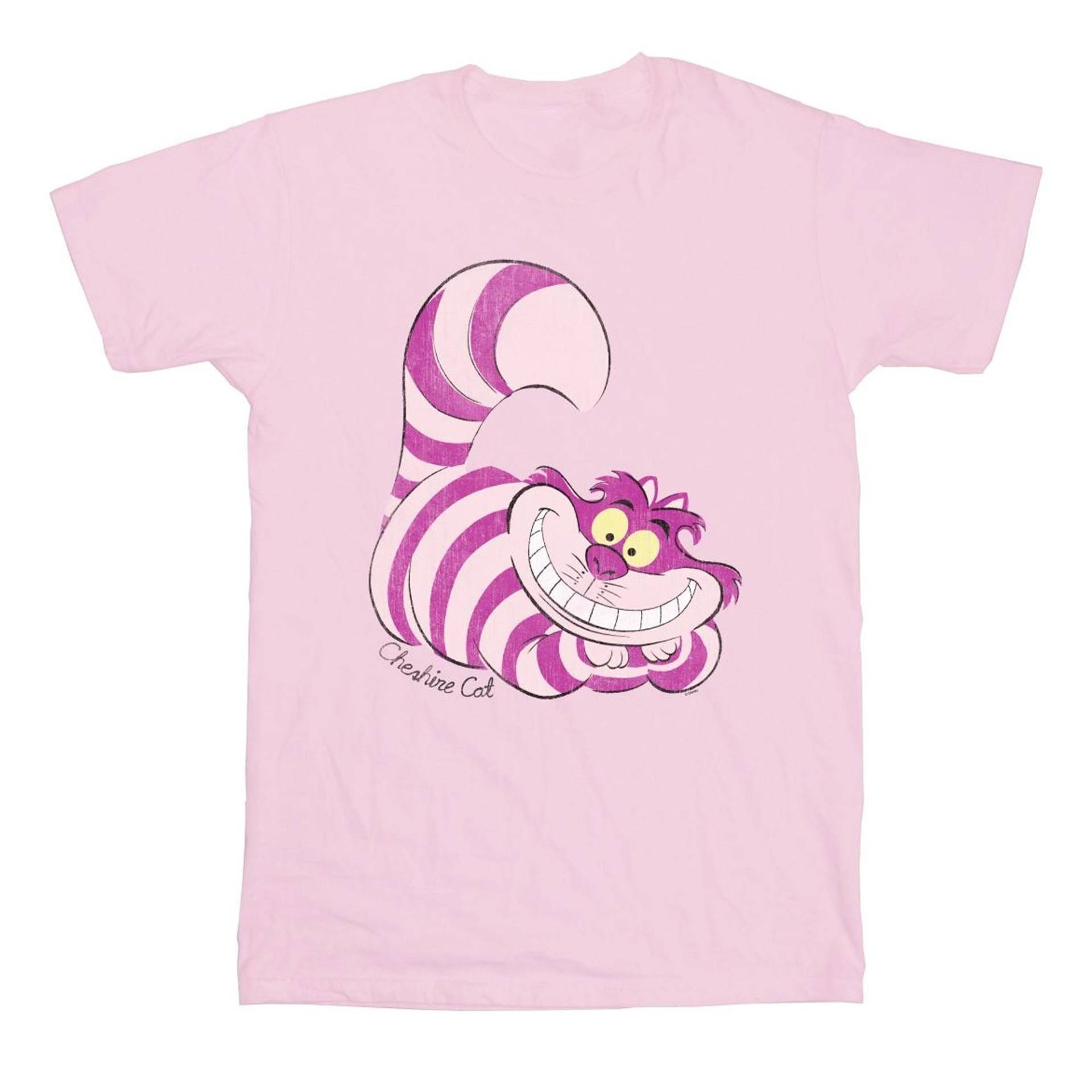 Alice In Wonderland Cheshire Cat Tshirt Jungen Pink 116 von Disney