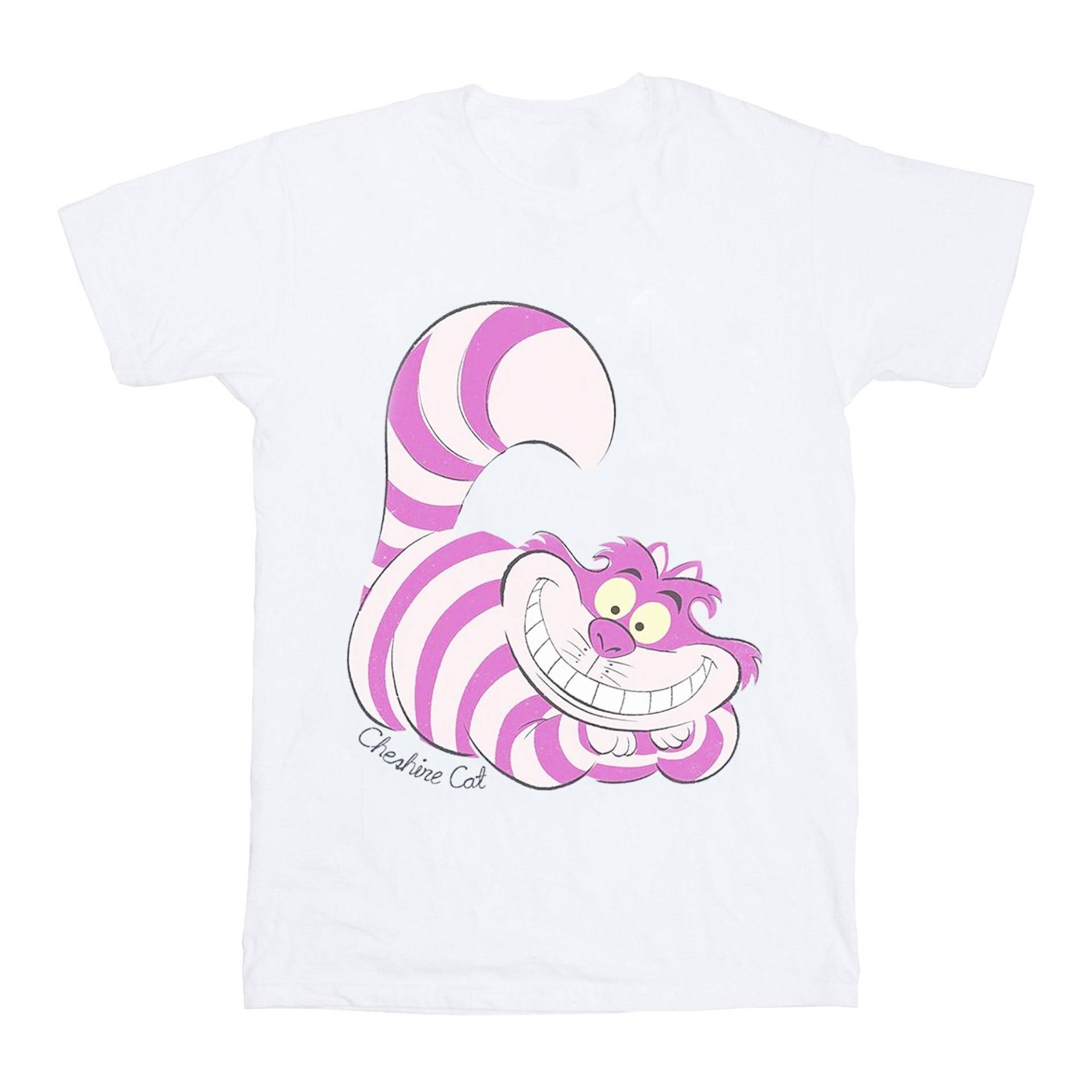 Alice In Wonderland Cheshire Cat Tshirt Jungen Weiss 128 von Disney
