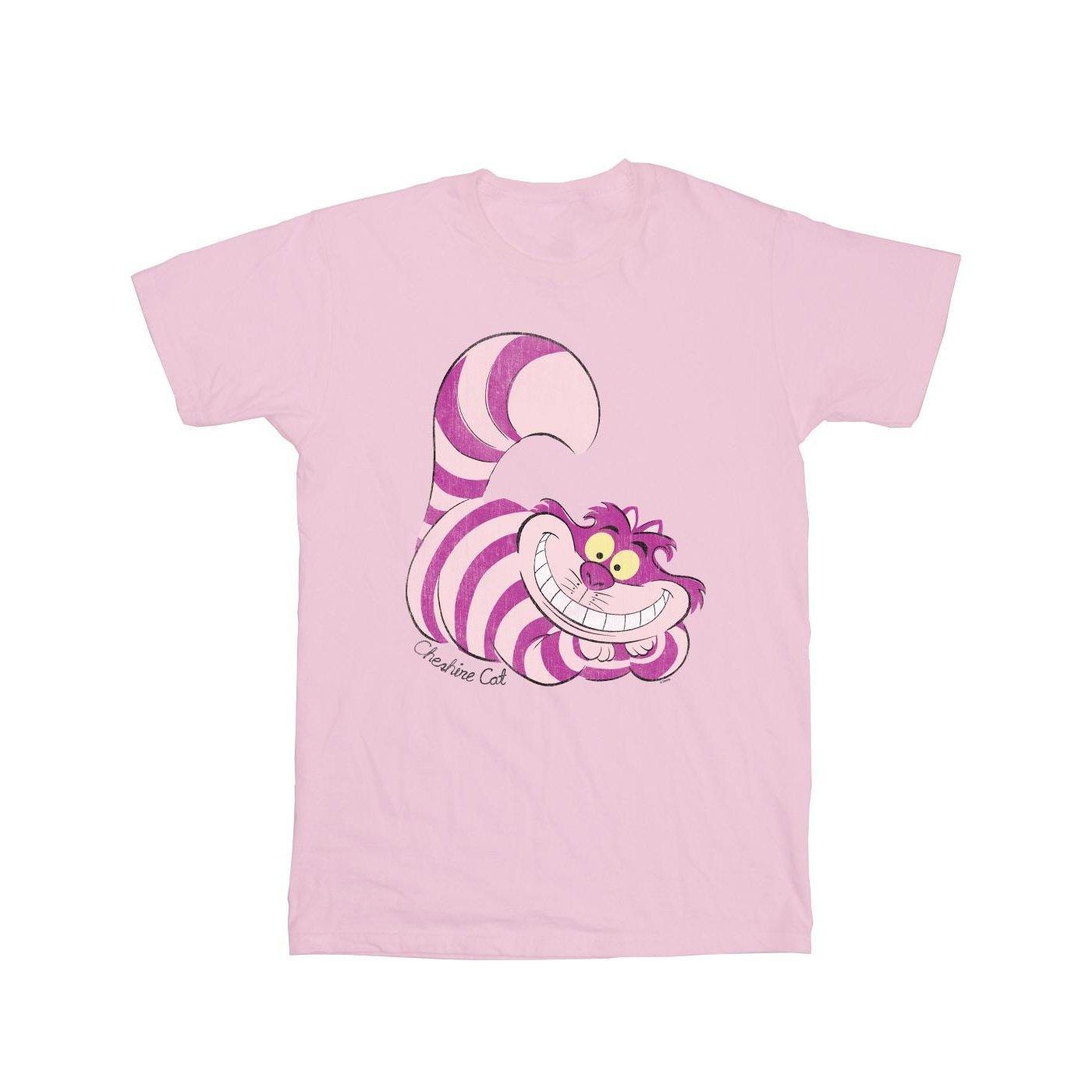Alice In Wonderland Cheshire Cat Tshirt Unisex Pink 116 von Disney
