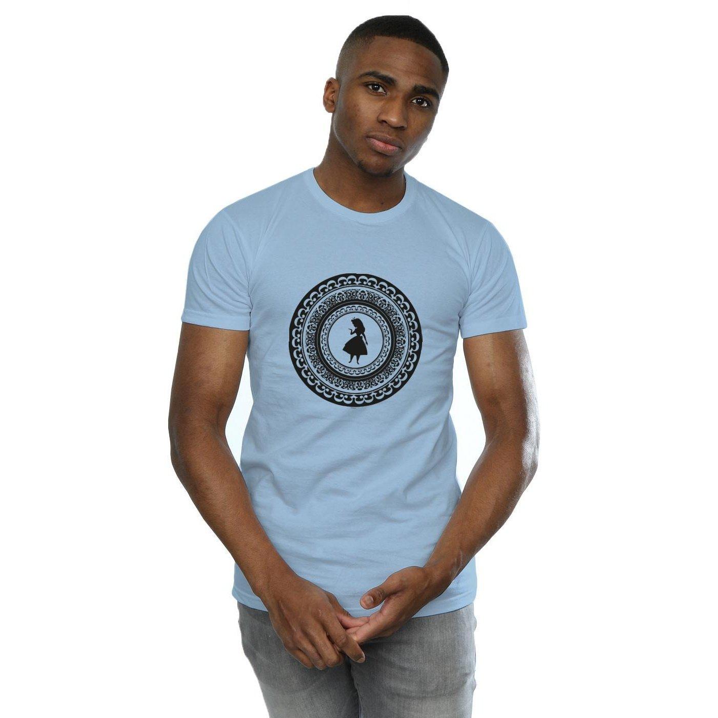 Alice In Wonderland Circle Tshirt Herren Blau L von Disney