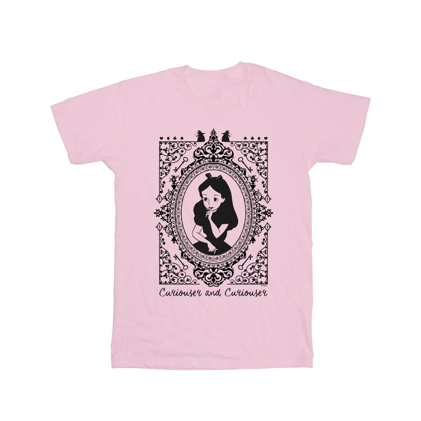 Alice In Wonderland Frame Tshirt Damen Pink XL von Disney