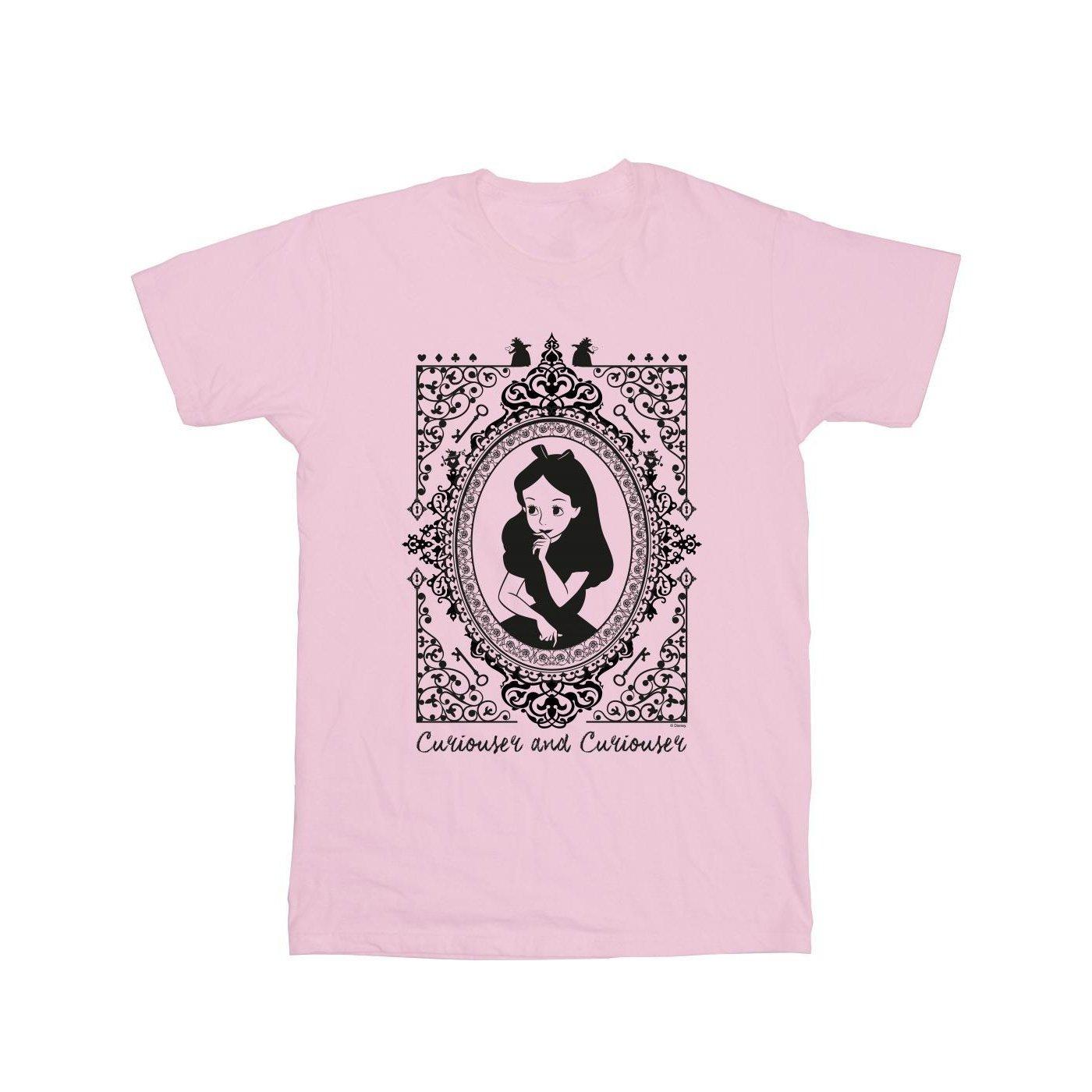 Alice In Wonderland Frame Tshirt Herren Pink M von Disney