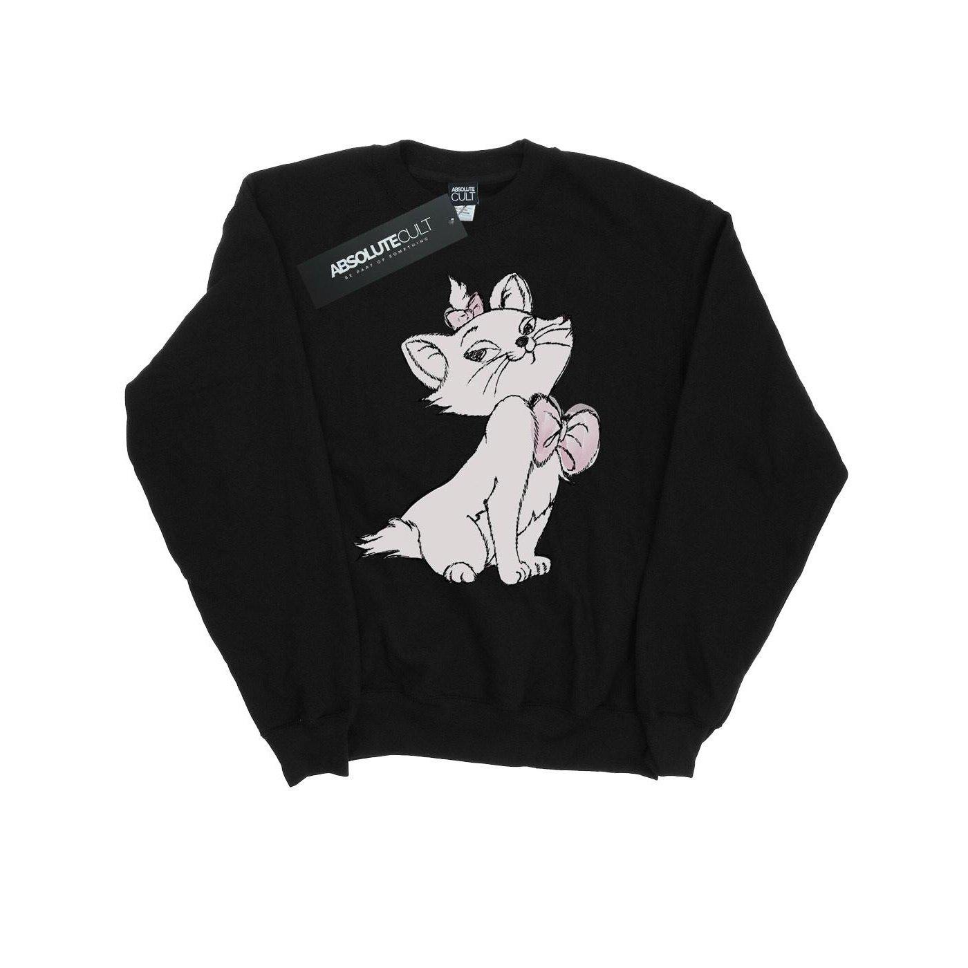 Aristocats Marie Sweatshirt Herren Schwarz M von Disney