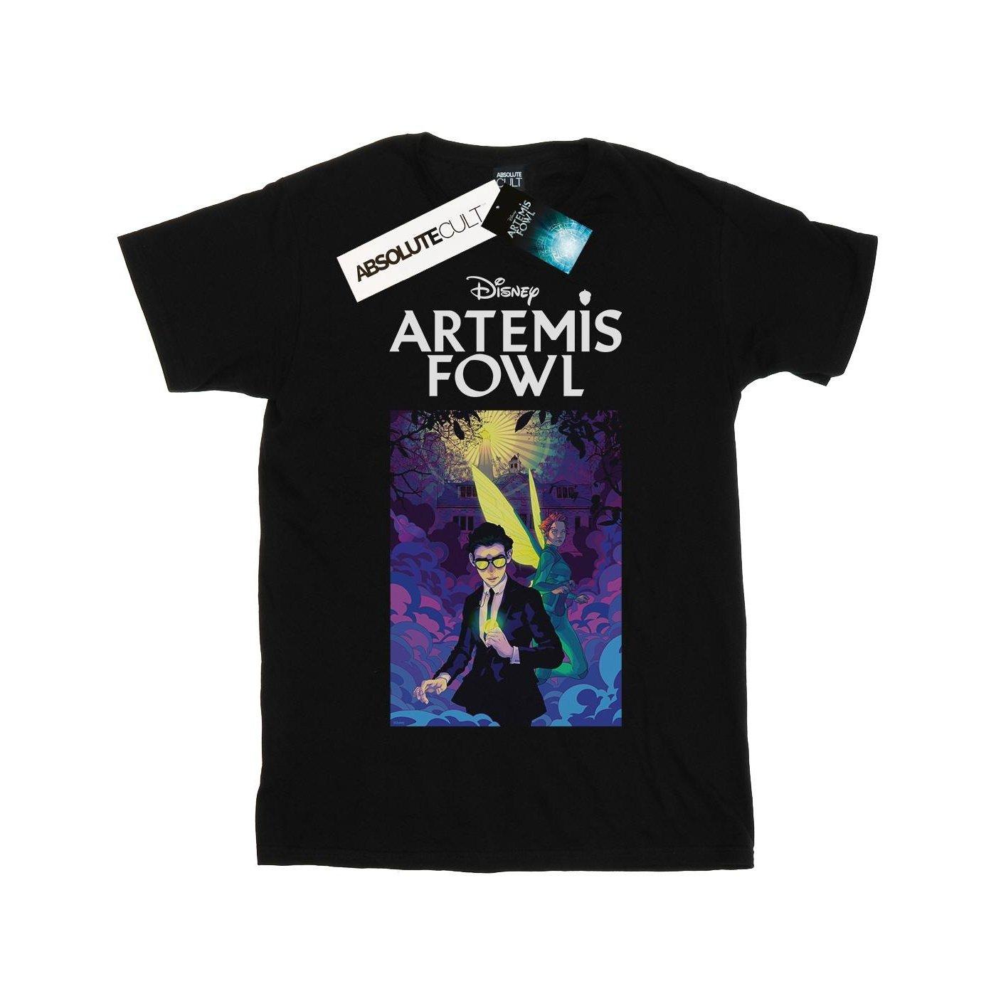 Artemis Fowl Book Cover Tshirt Damen Schwarz 3XL von Disney