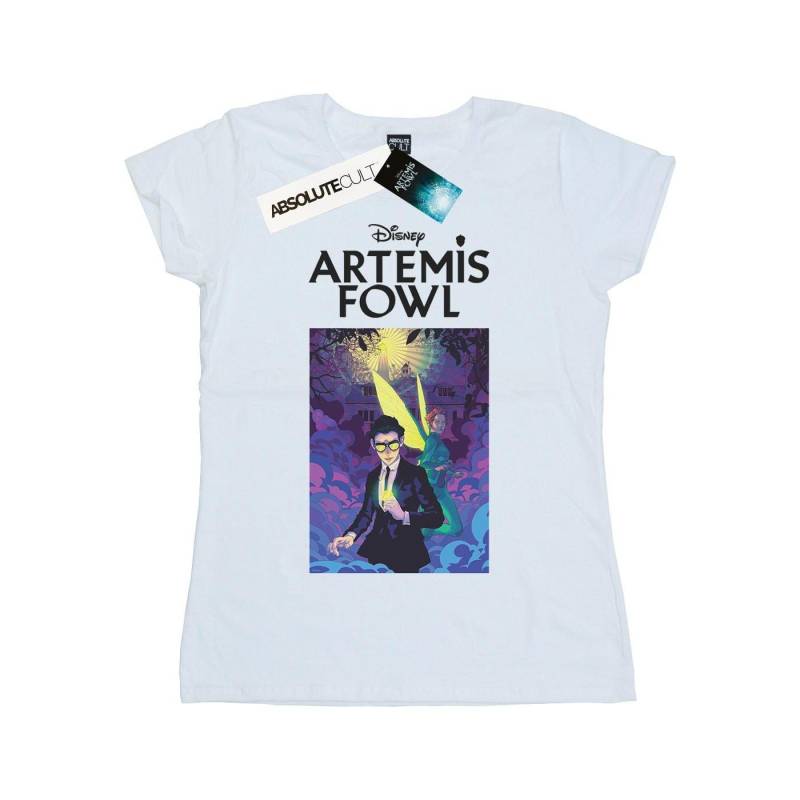 Artemis Fowl Book Cover Tshirt Damen Weiss XXL von Disney