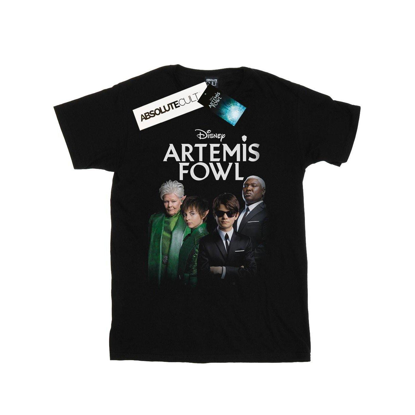 Artemis Fowl Group Photo Tshirt Herren Schwarz 5XL von Disney