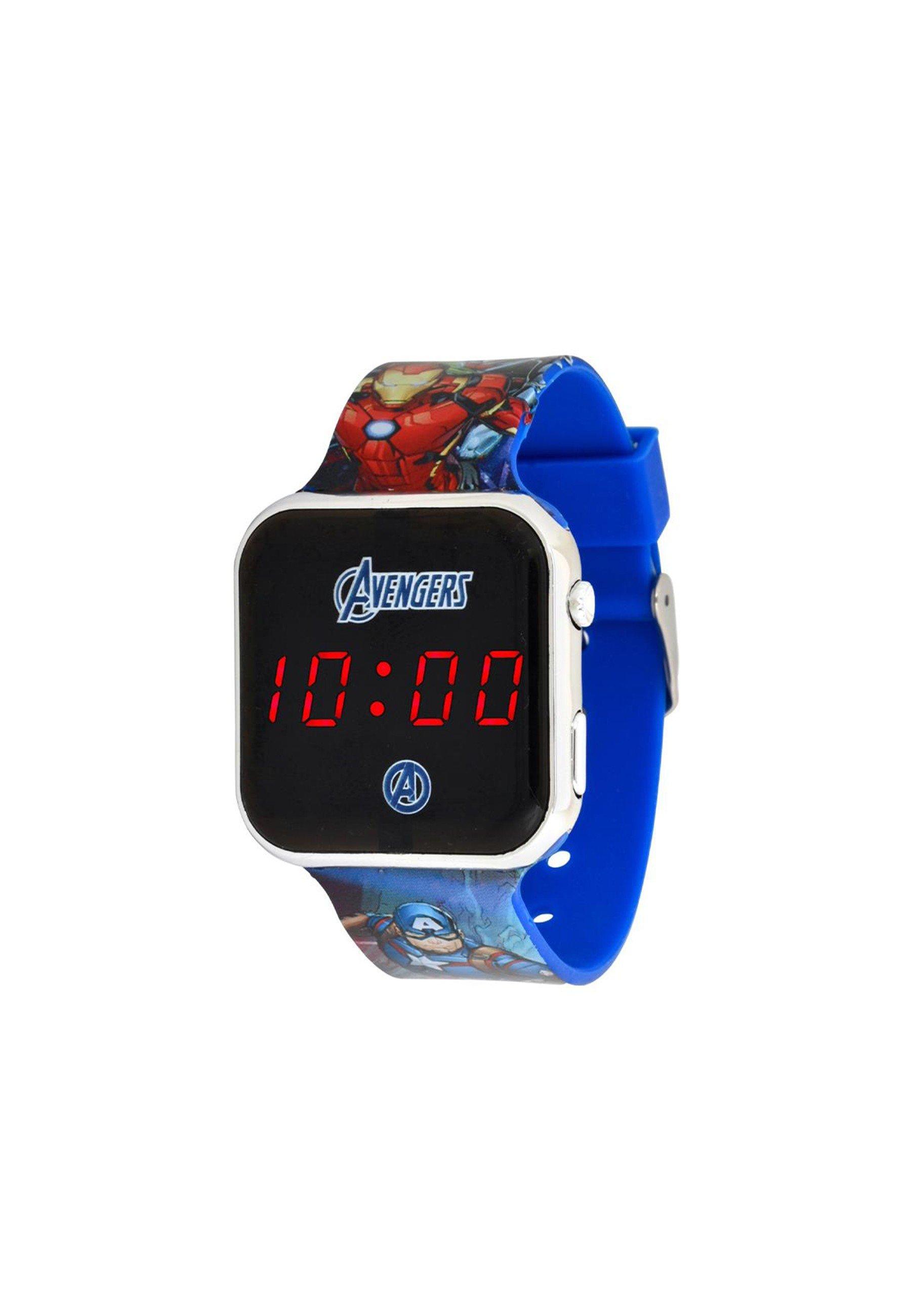 Avengers Led Watch Unisex Blau ONE SIZE von Disney