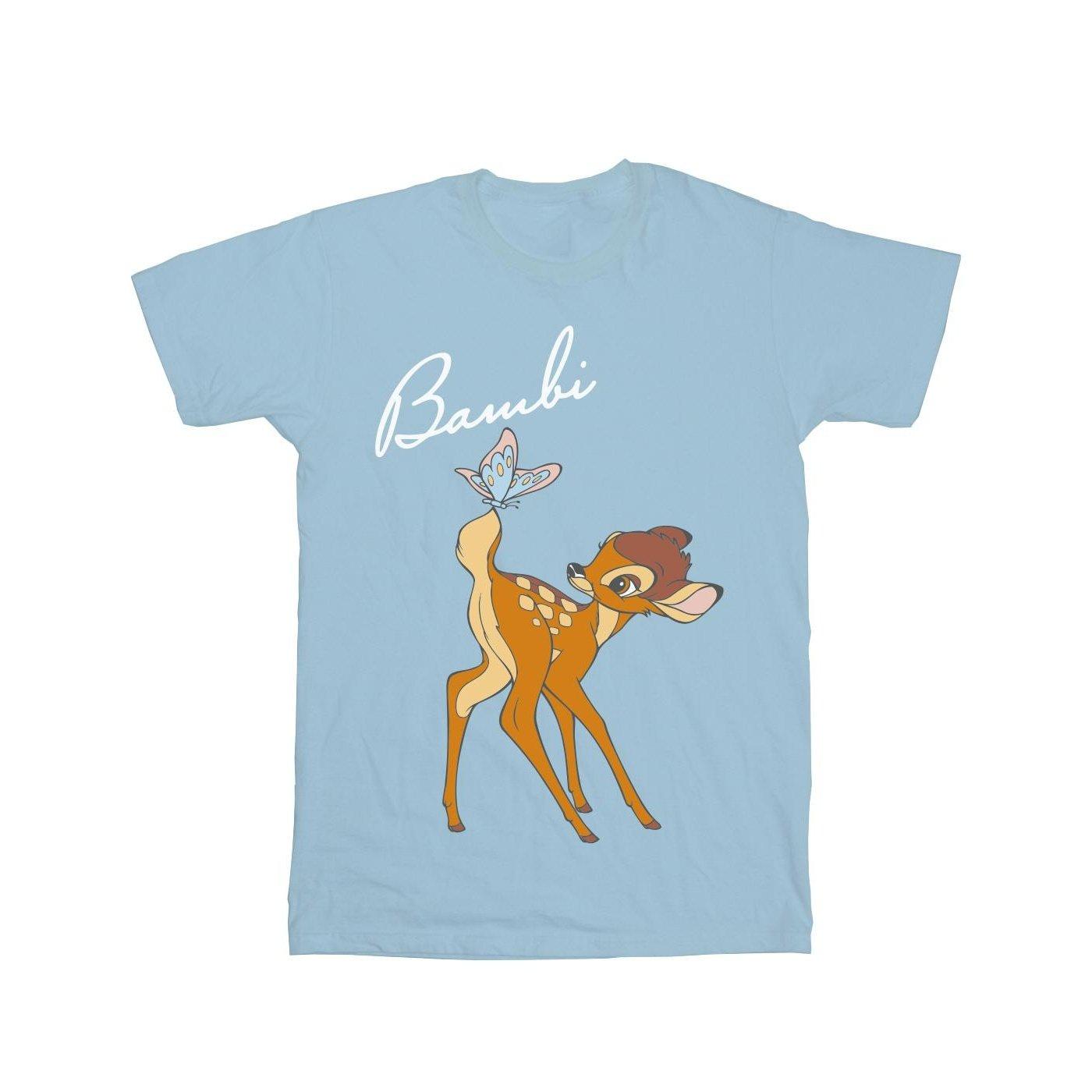 Bambi Butterfly Tail Tshirt Unisex Blau 152-158 von Disney