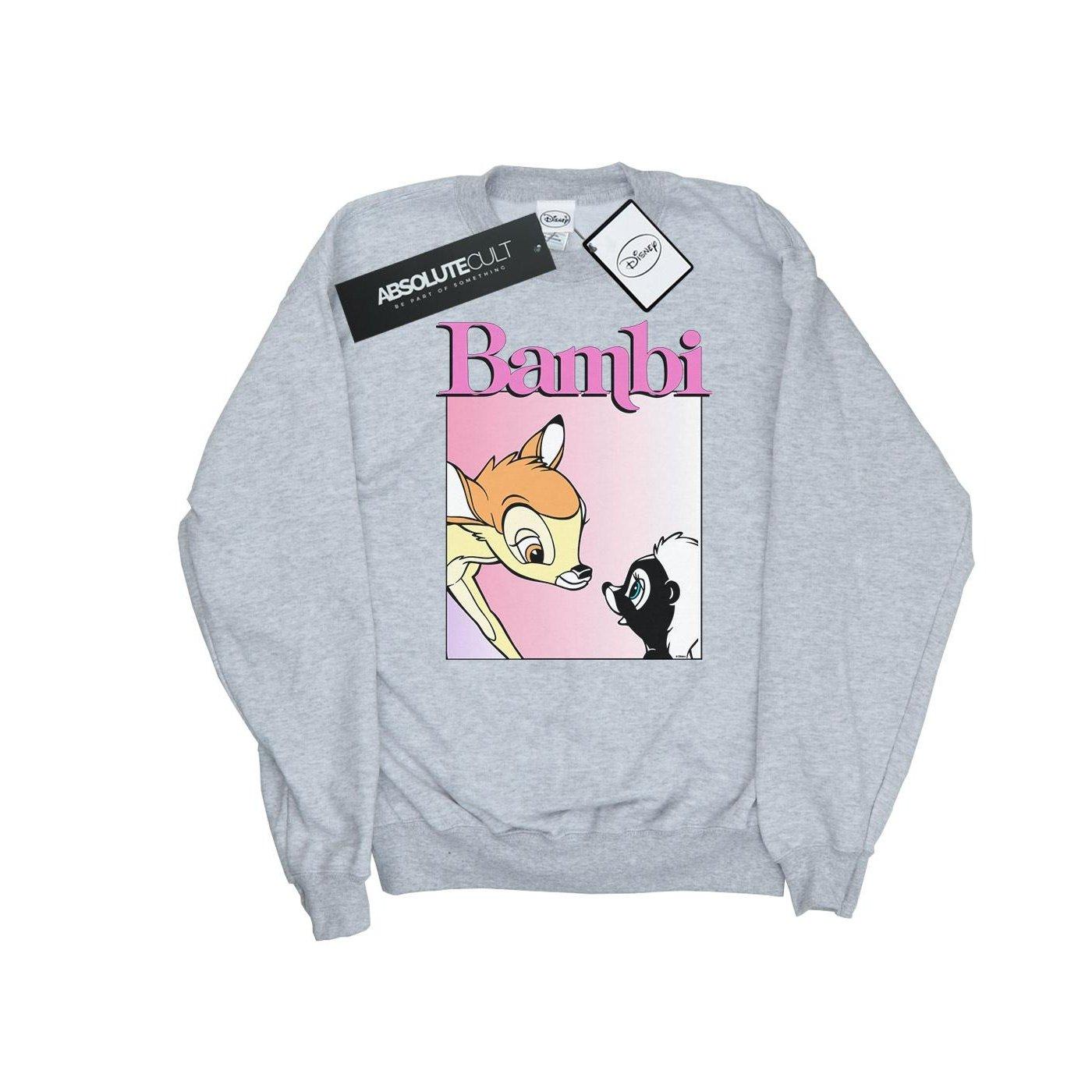 Bambi Nice To Meet You Sweatshirt Herren Grau S von Disney
