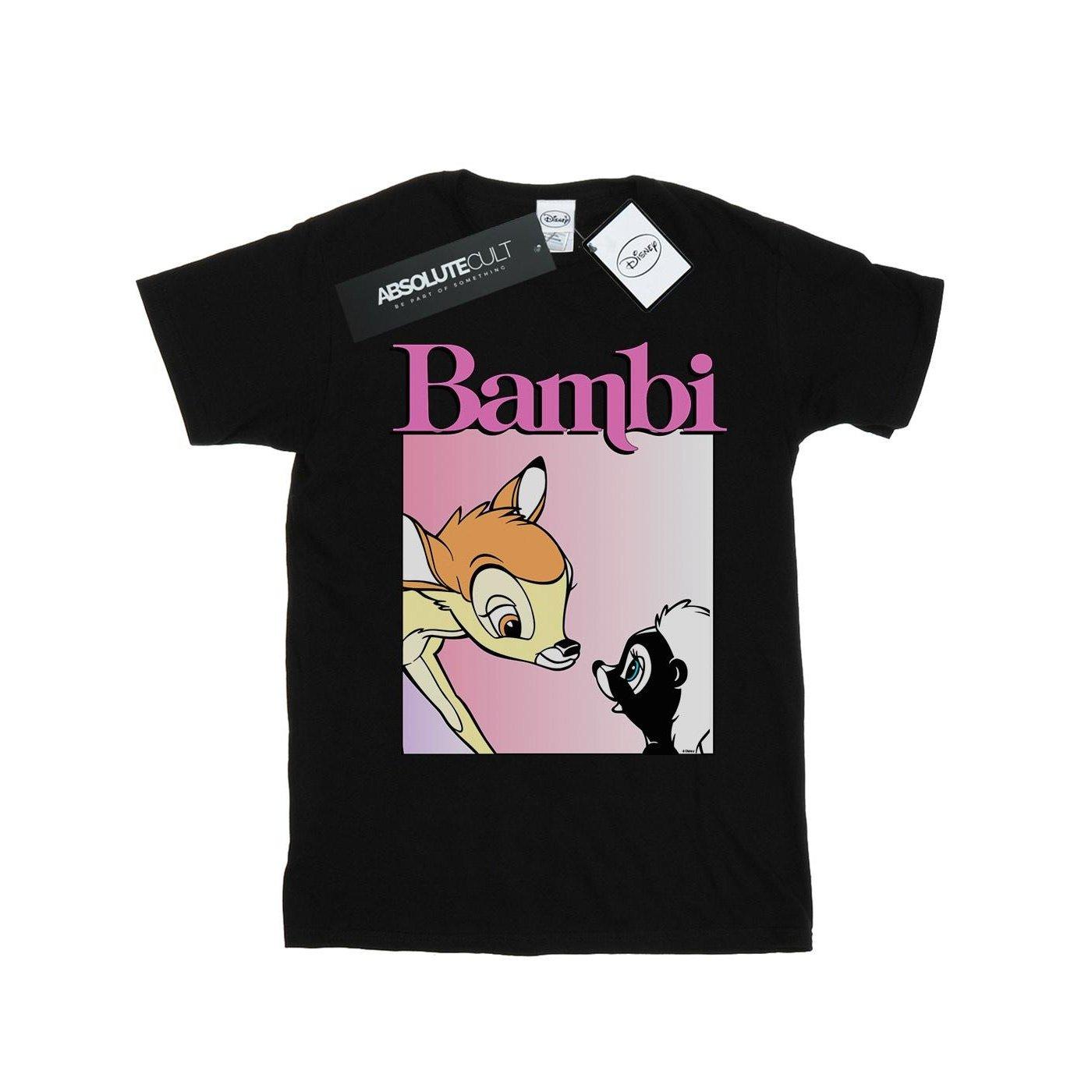 Bambi Nice To Meet You Tshirt Unisex Schwarz 152-158 von Disney