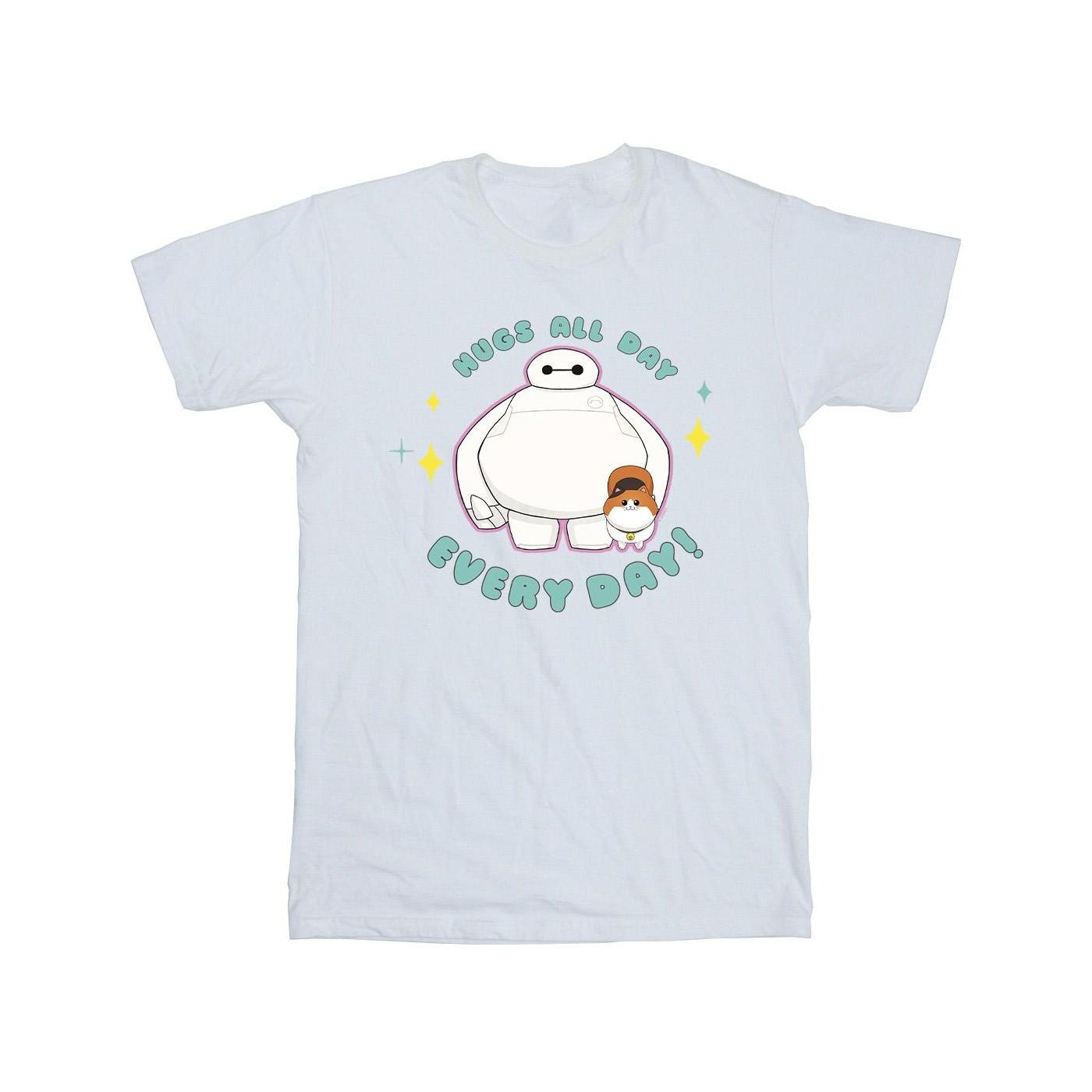 Big Hero 6 Baymax Hugs Everyday Tshirt Jungen Weiss 104 von Disney