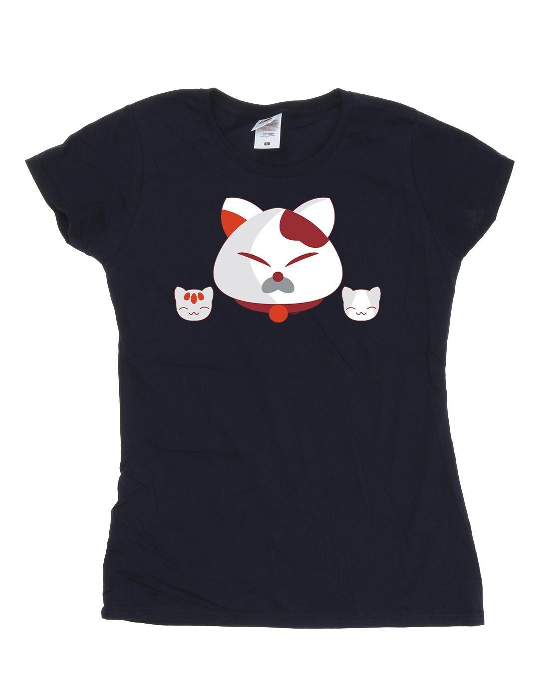 Big Hero 6 Baymax Kitten Heads Tshirt Damen Marine L von Disney