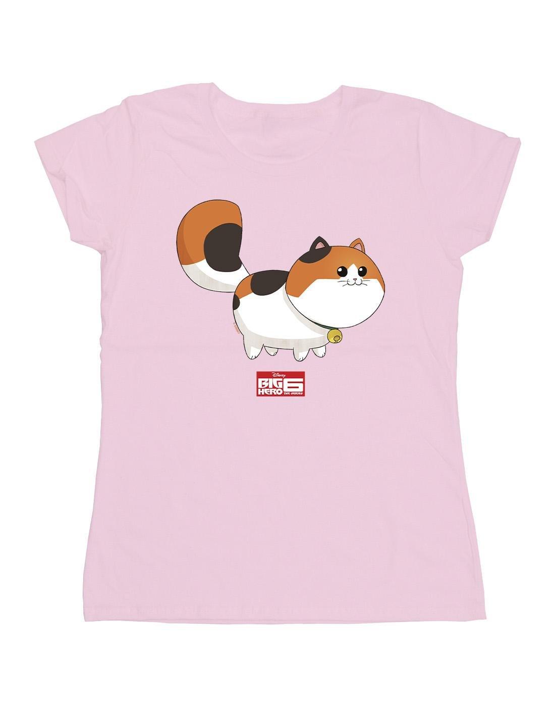 Big Hero 6 Baymax Kitten Pose Tshirt Damen Pink XL von Disney