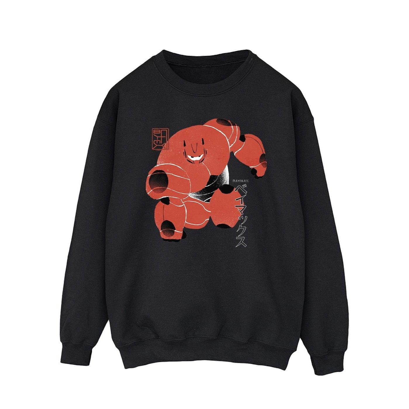 Big Hero 6 Baymax Suite Pose Sweatshirt Herren Schwarz M von Disney