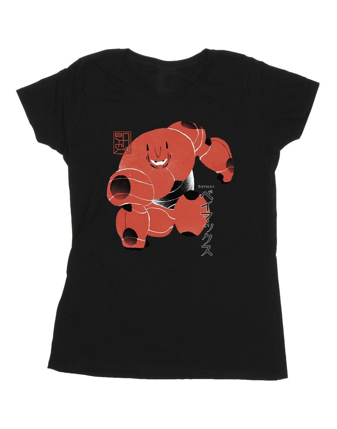 Big Hero 6 Baymax Suite Pose Tshirt Damen Schwarz XXL von Disney