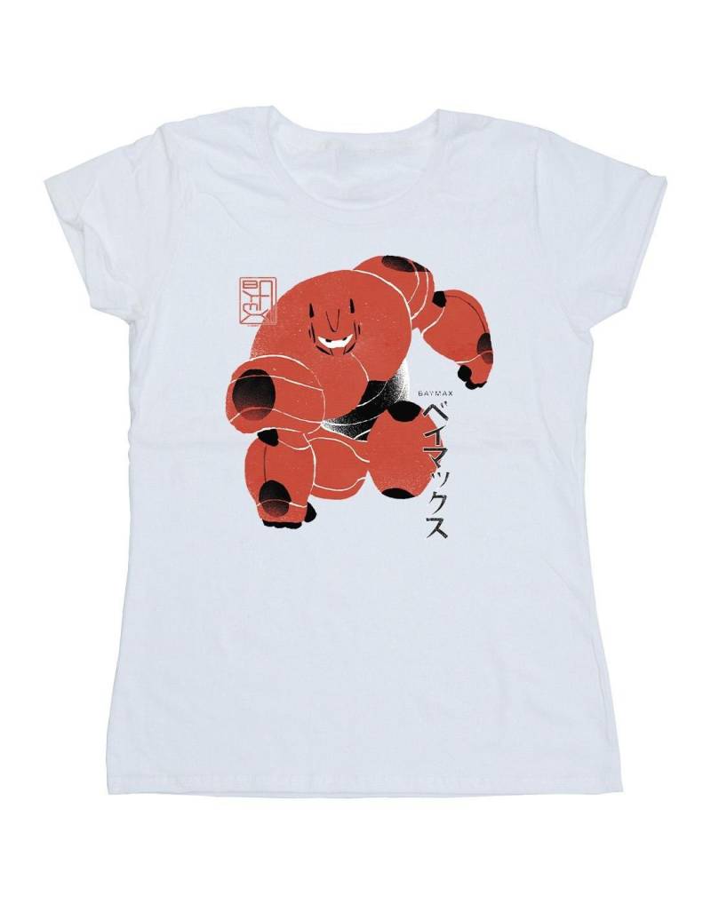 Big Hero 6 Baymax Suite Pose Tshirt Damen Weiss L von Disney