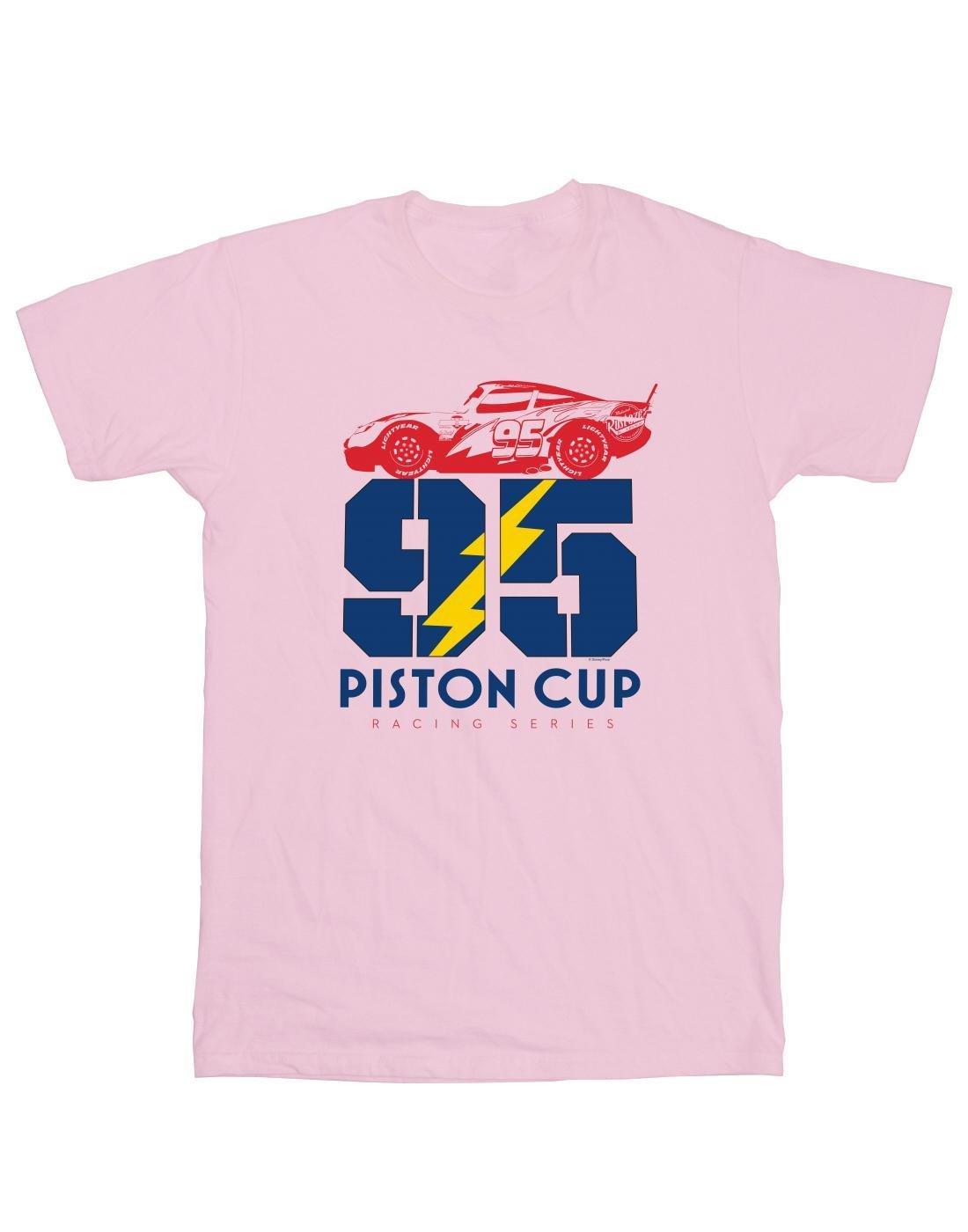 Cars Piston Cup 95 Tshirt Herren Pink S von Disney