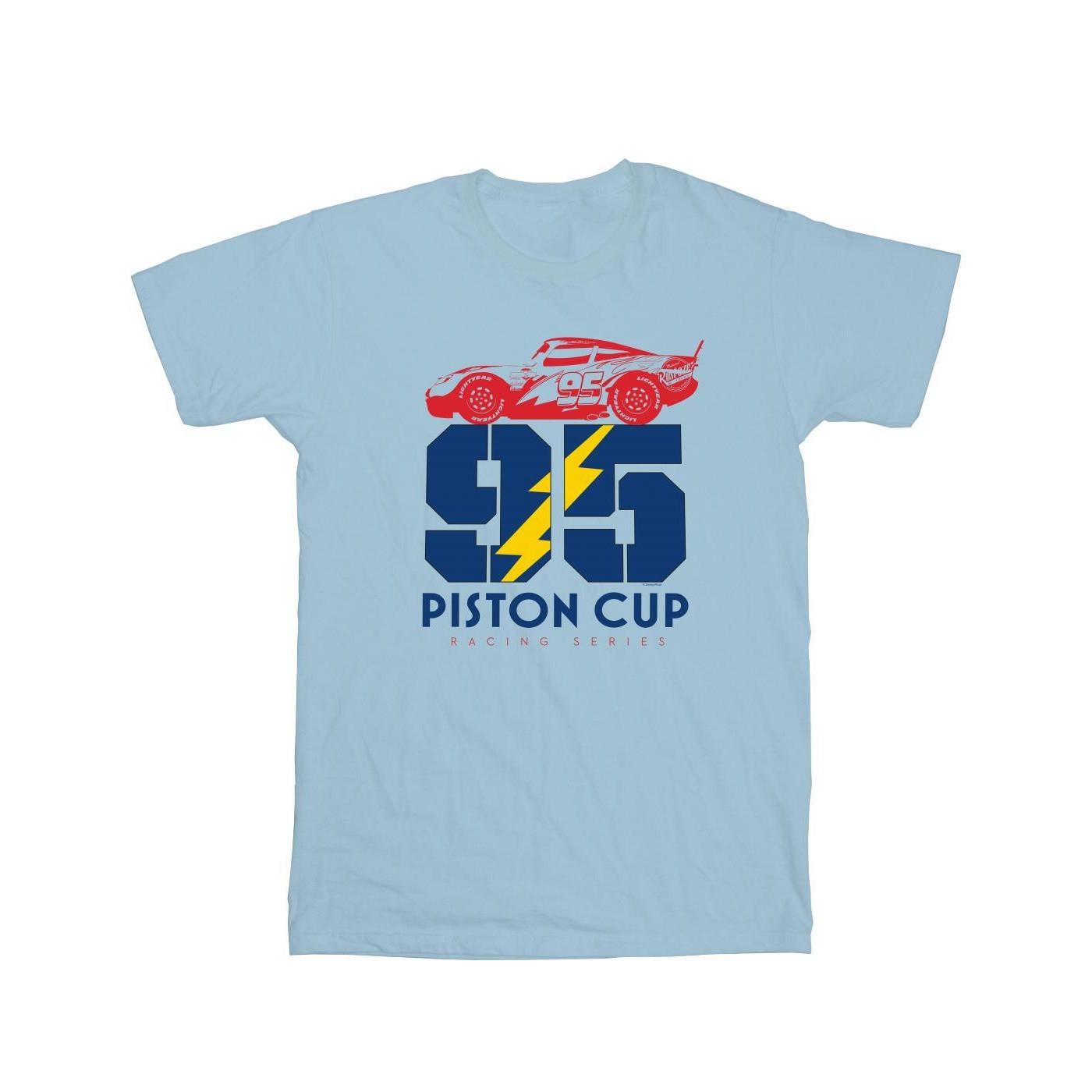 Cars Piston Cup 95 Tshirt Mädchen Blau 152-158 von Disney