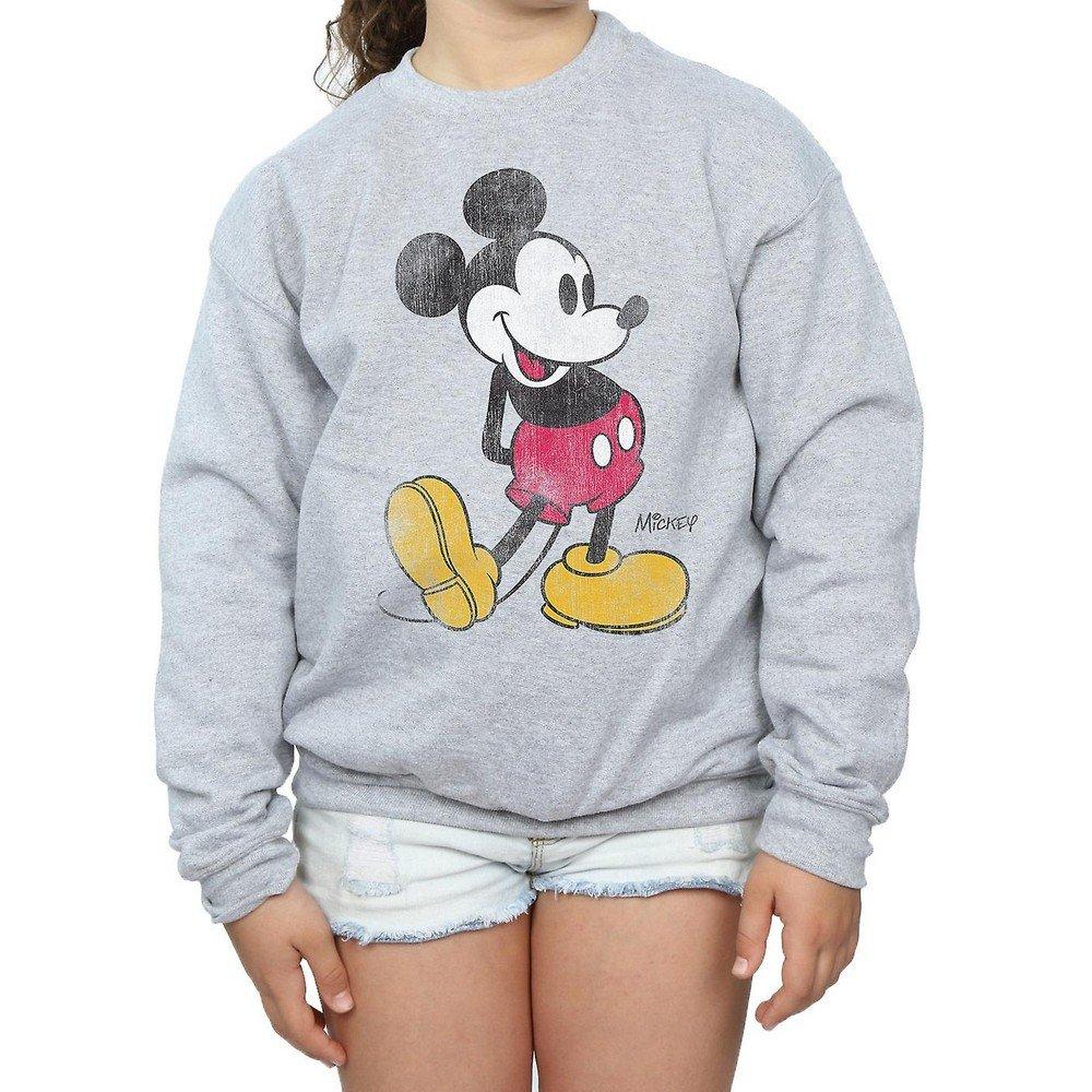 Classic Kick Sweatshirt Mädchen Grau 128 von Disney