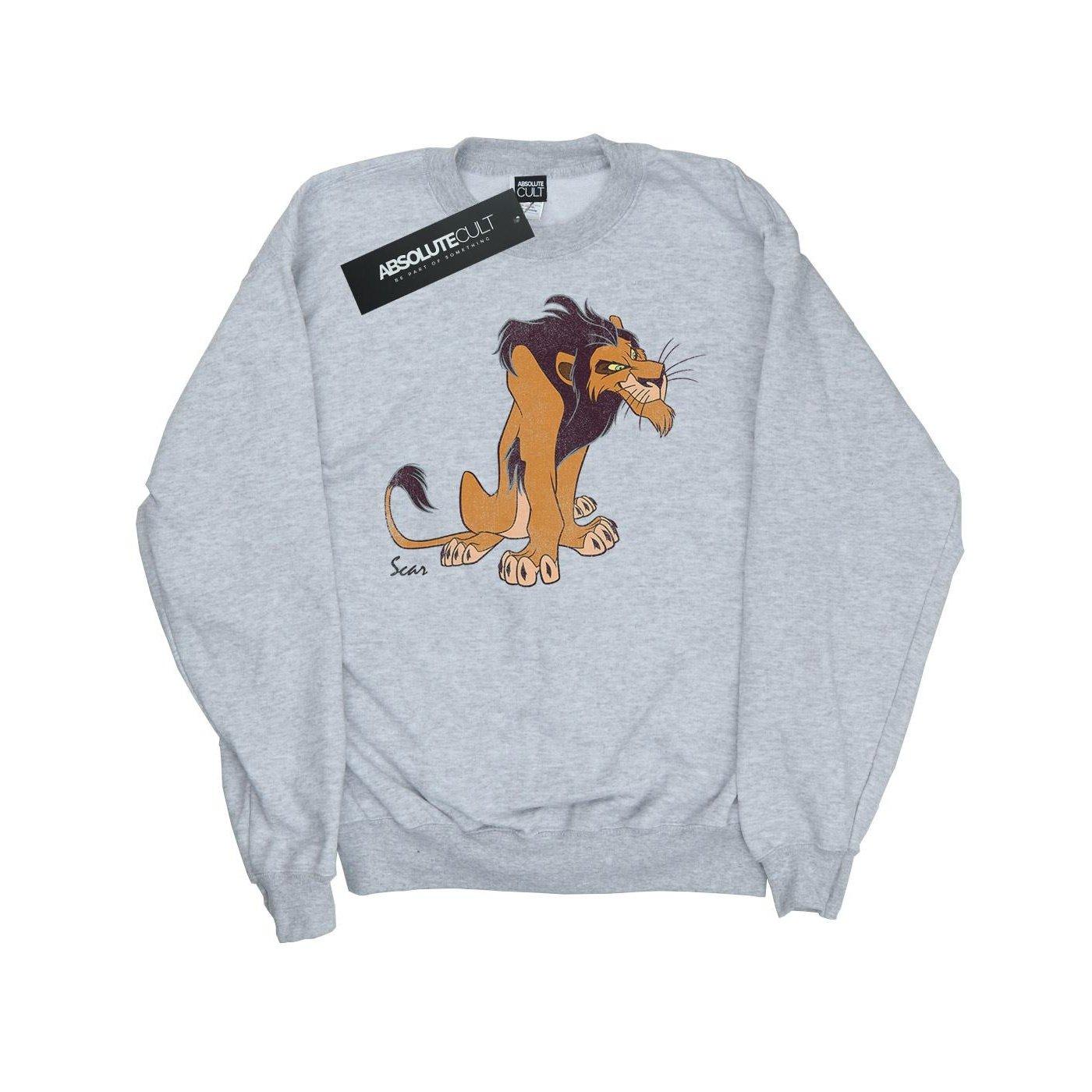 Classic Scar Sweatshirt Herren Grau M von Disney