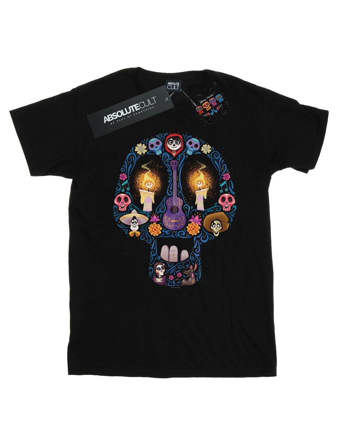 Coco Candle Skull Tshirt Damen Schwarz 4XL von Disney
