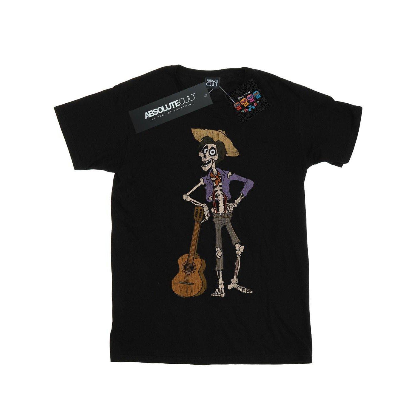 Coco Hector With Guitar Tshirt Herren Schwarz XXL von Disney