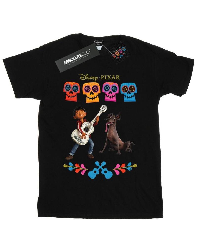 Coco Miguel Logo Tshirt Damen Schwarz XL von Disney