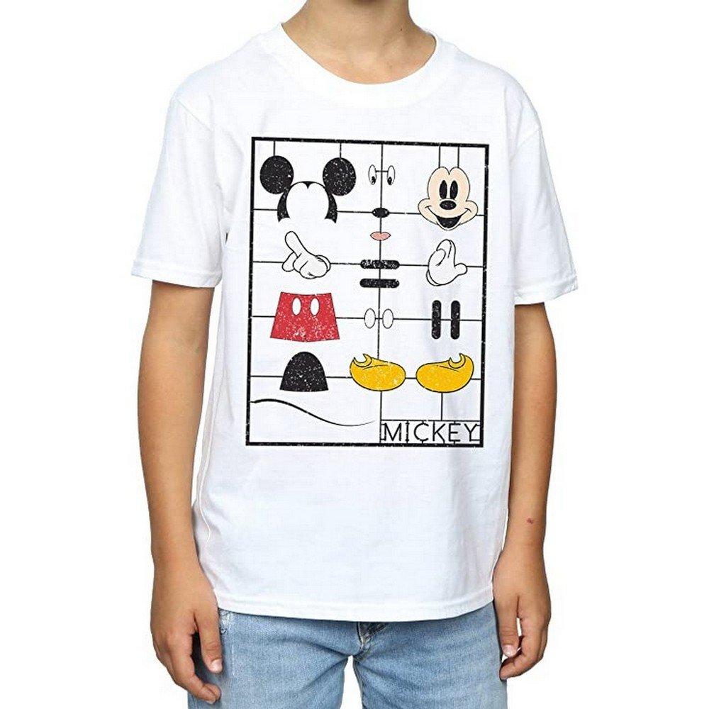 Construction Kit Tshirt Jungen Weiss 116 von Disney