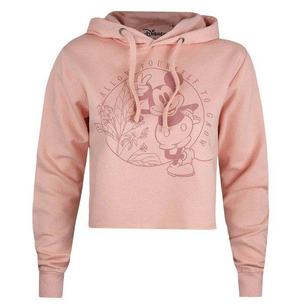 Allow Yourself To Grow Kurzes Hoodie Damen Altrosa L von Disney