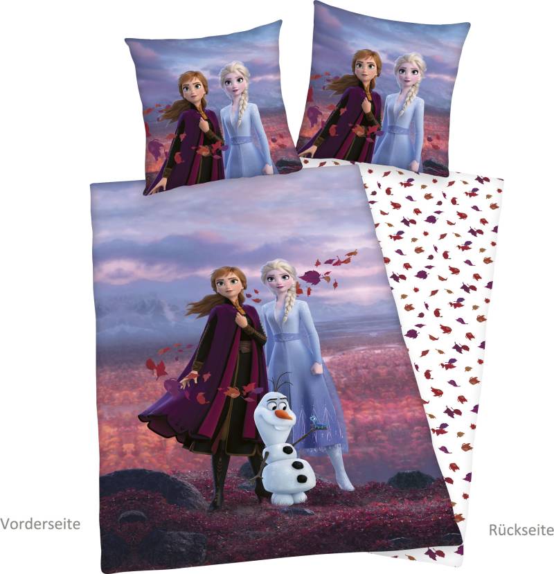 Disney Kinderbettwäsche »Disney´s Eiskönigin«, mit tollem Anna und Elsa Motiv von Disney