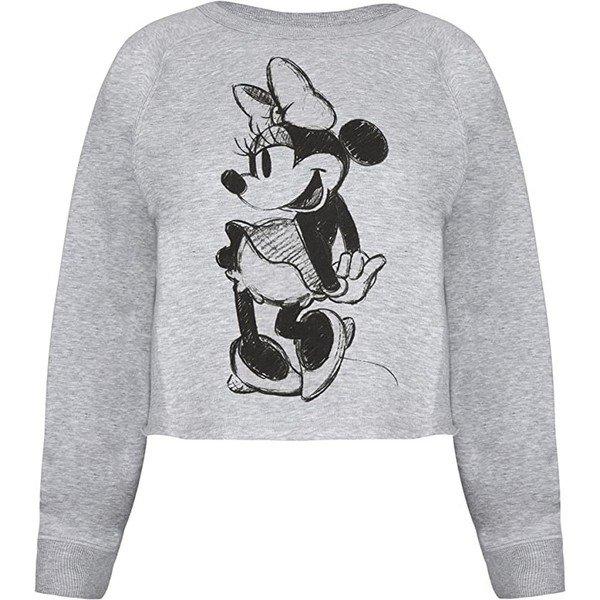 Kurzes Sweatshirt Damen Grau S von Disney
