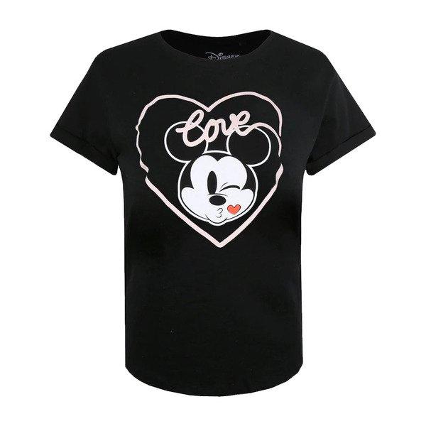 Tshirt Damen Schwarz XL von Disney