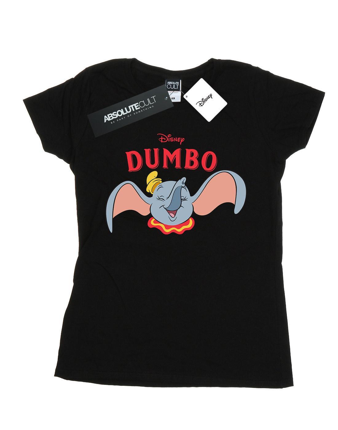 Dumbo Smile Tshirt Damen Schwarz XL von Disney