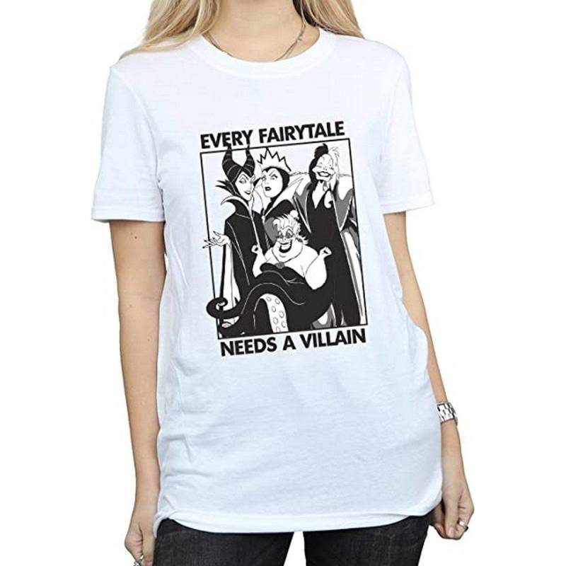 Every Fairy Tale Needs A Villain Tshirt Damen Weiss XL von Disney