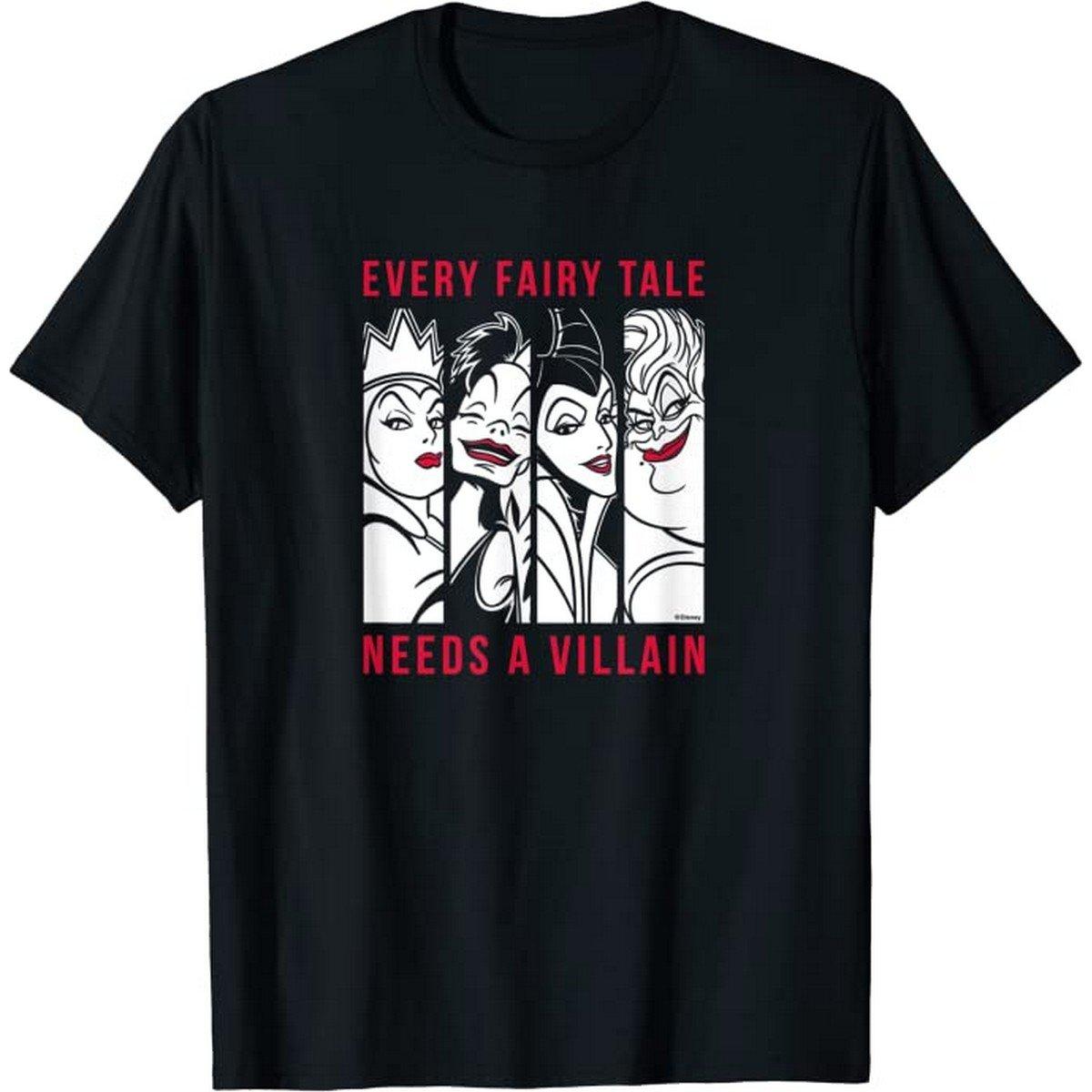 Every Fairy Tale Needs A Villain Tshirt Herren Schwarz L von Disney