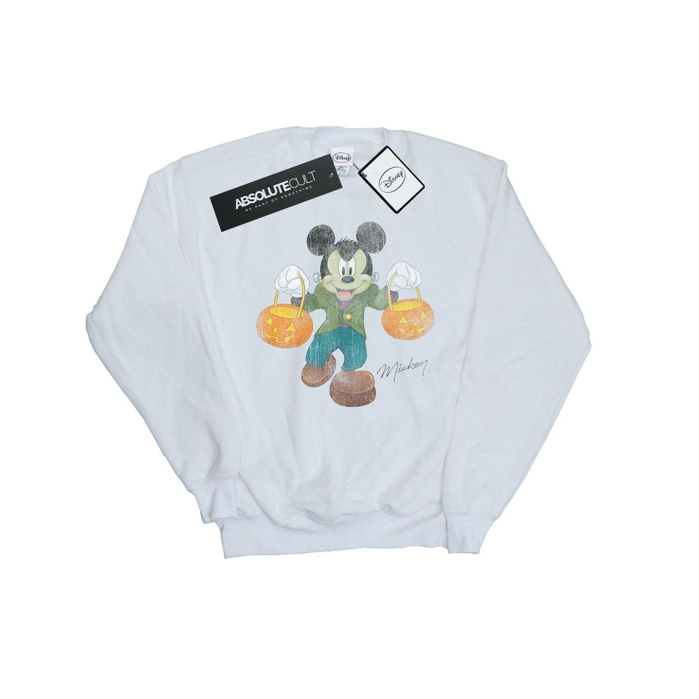 Frankenstein Mickey Mouse Sweatshirt Mädchen Weiss 152-158 von Disney