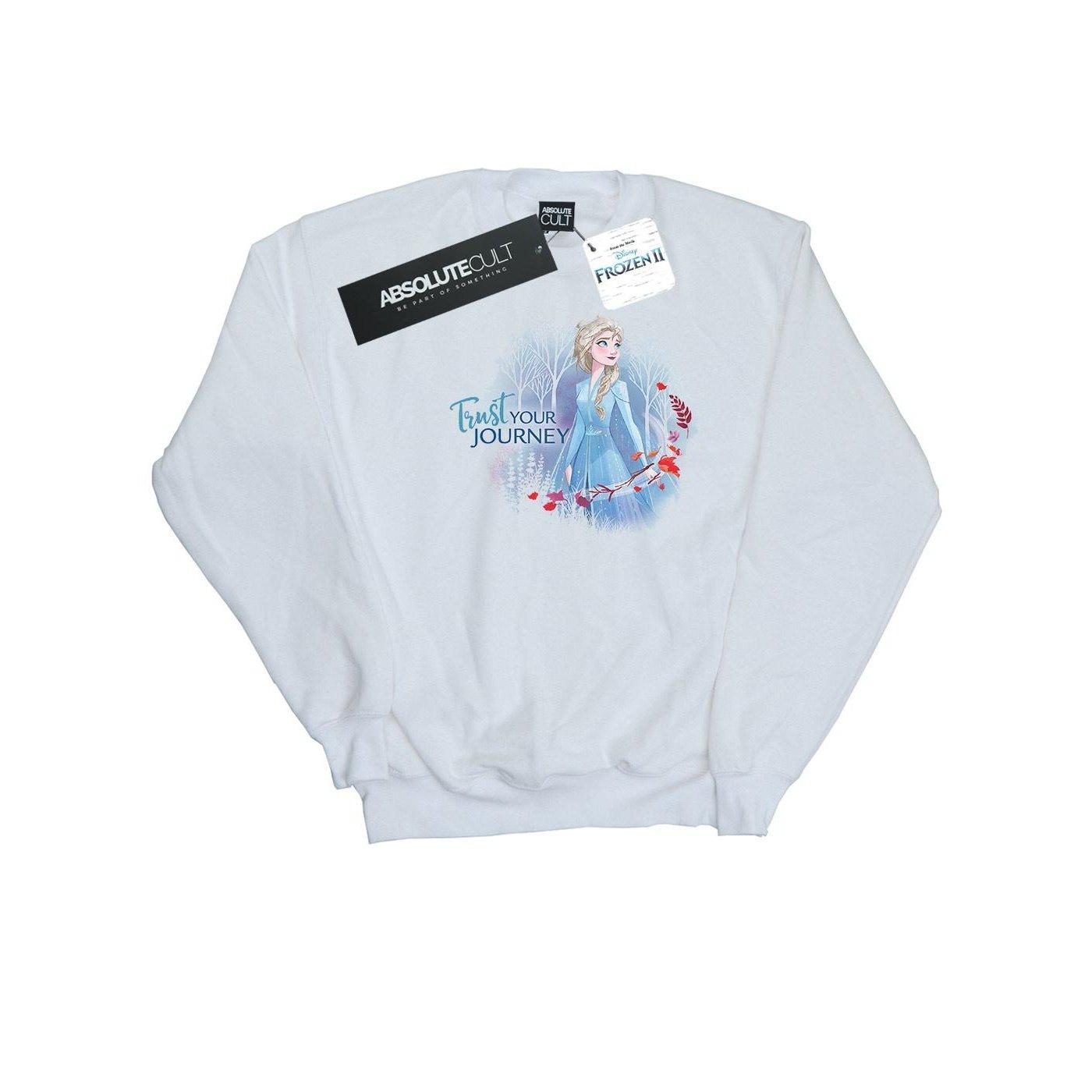 Frozen 2 Trust Your Journey Sweatshirt Unisex Weiss 116 von Disney