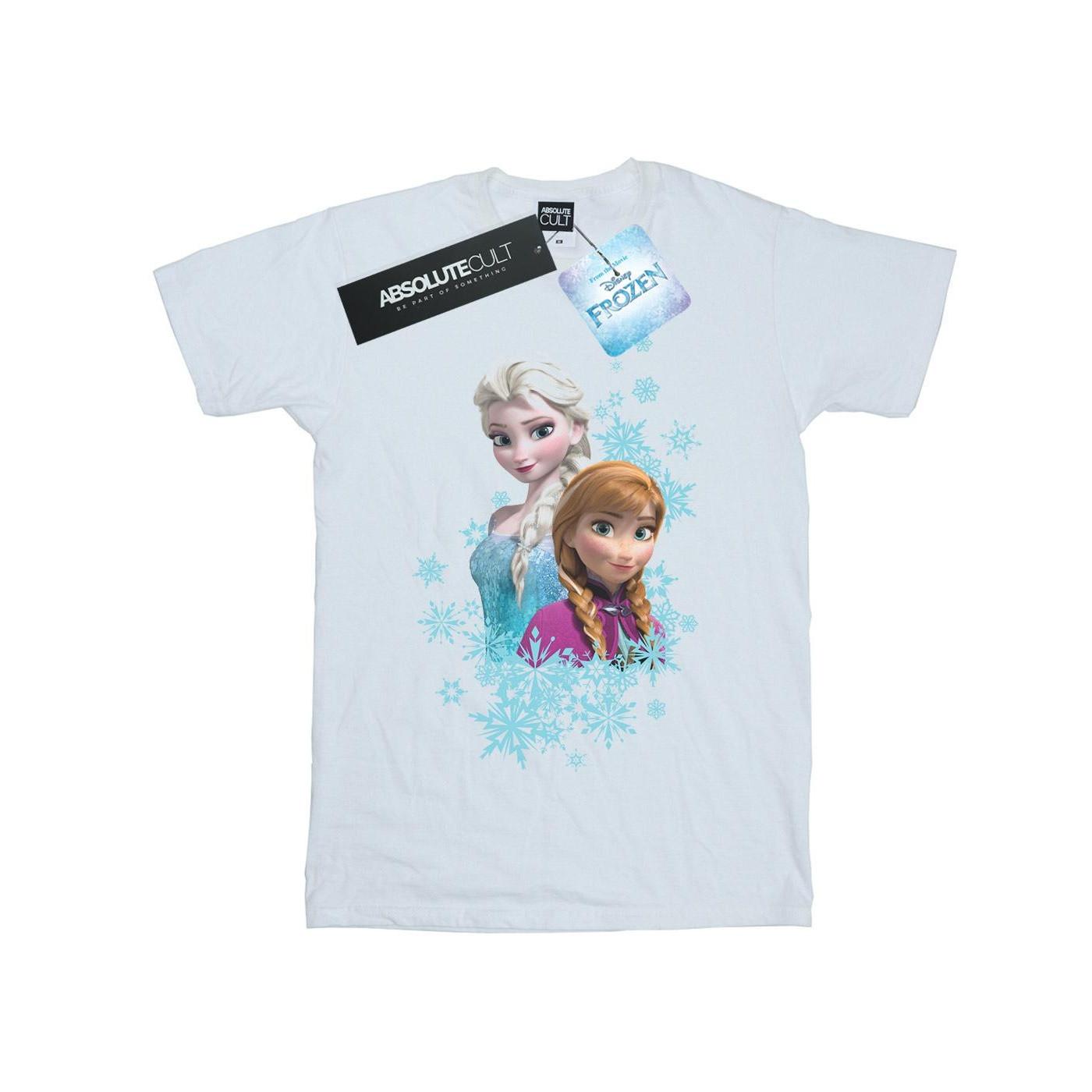 Frozen Elsa And Anna Sisters Tshirt Jungen Weiss 128 von Disney