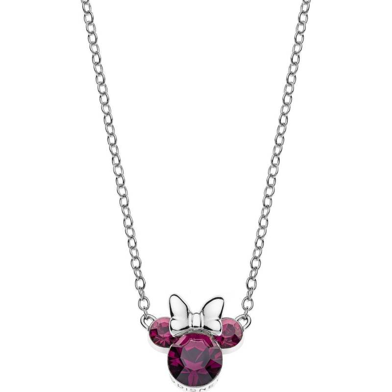 Halskette Mit Anhänger Mickey Mouse Damen Violett 40.5CM von Disney