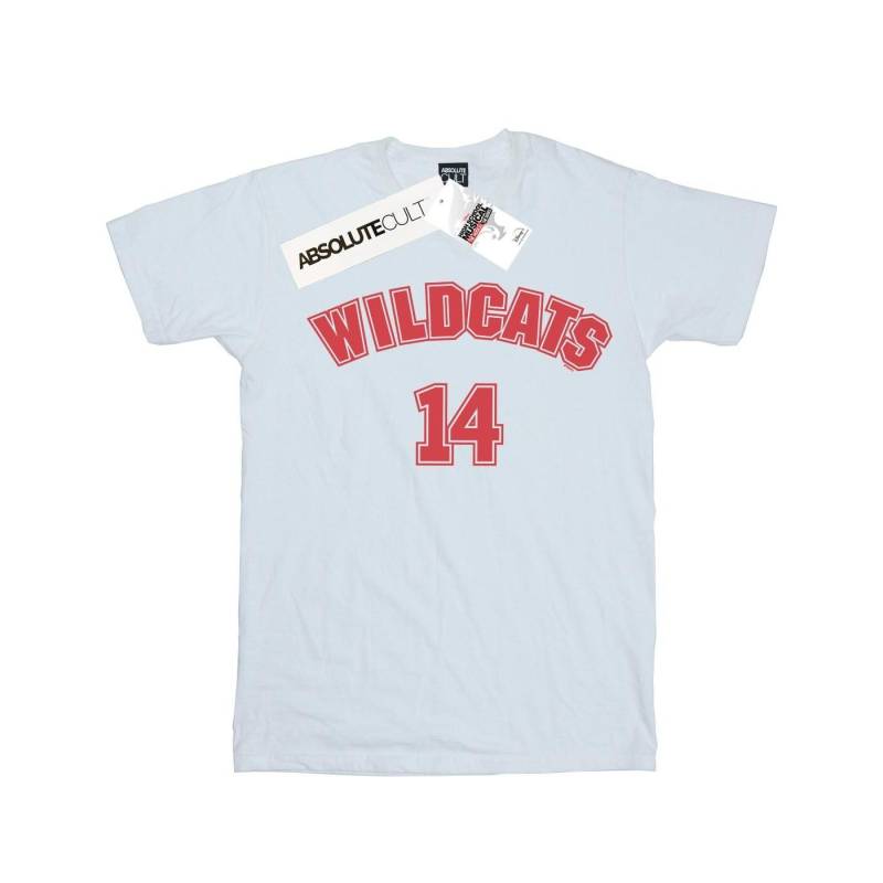 High School Musical The Musical Wildcats 14 Tshirt Mädchen Weiss 128 von Disney