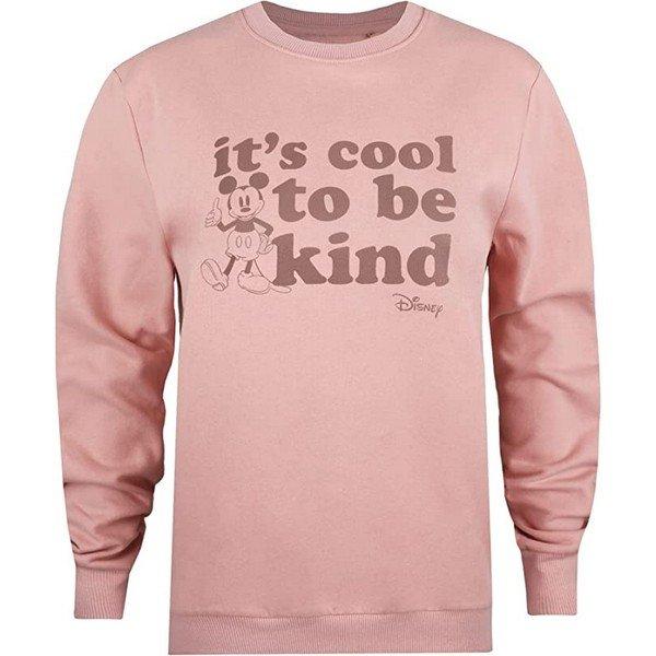 Its Cool To Be Kind Sweatshirt Damen Altrosa S von Disney