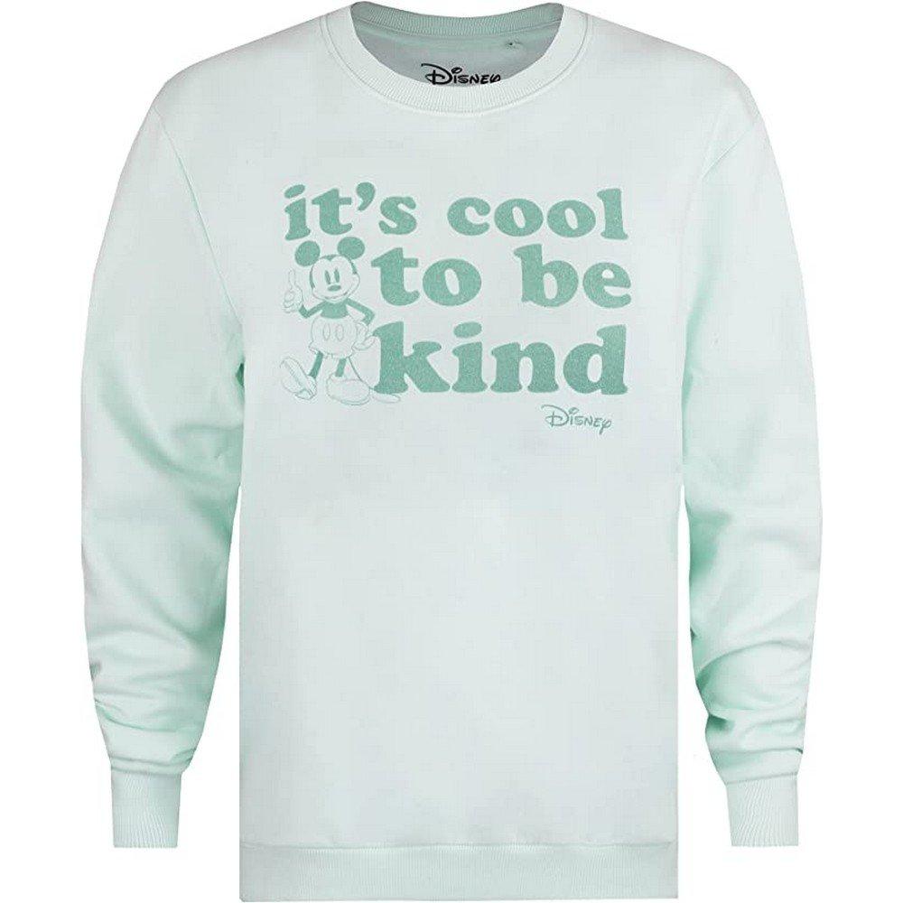 Its Cool To Be Kind Sweatshirt Damen Ozeangrün L von Disney