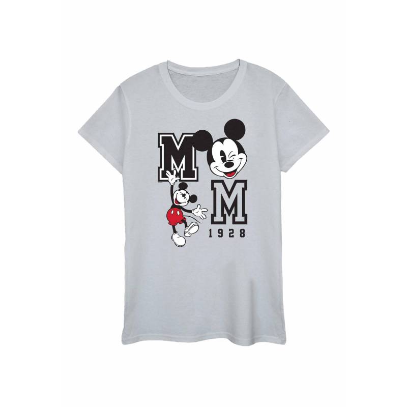 Jump And Wink Tshirt Damen Grau S von Disney