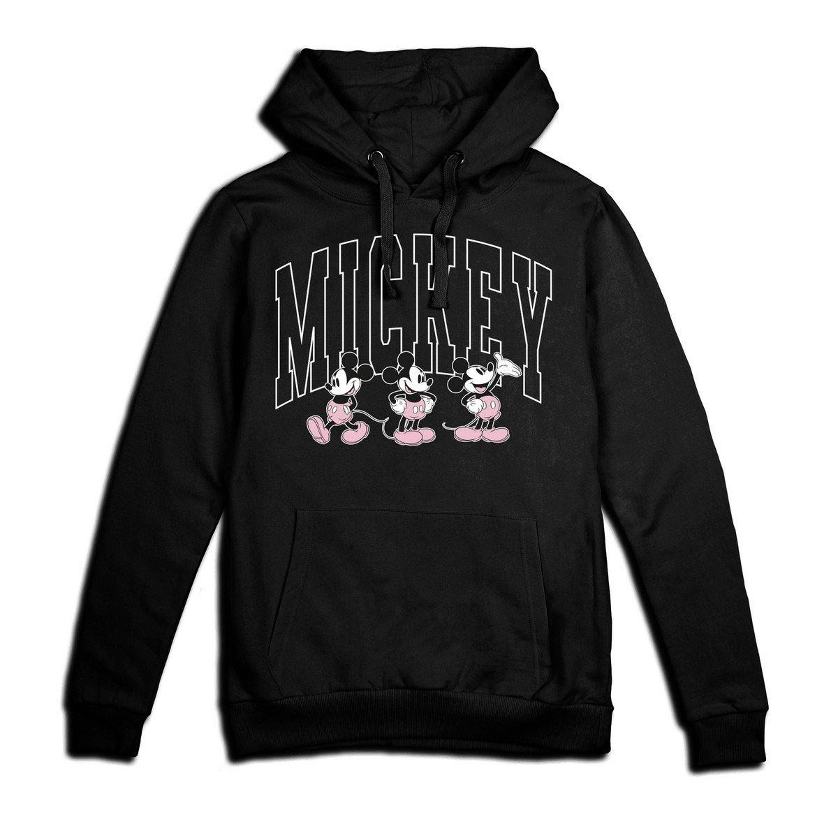 Kapuzenpullover Damen Schwarz L von Disney