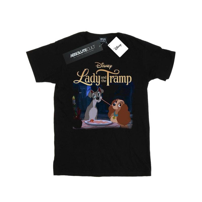 Lady And The Tramp Homage Tshirt Unisex Schwarz 104 von Disney