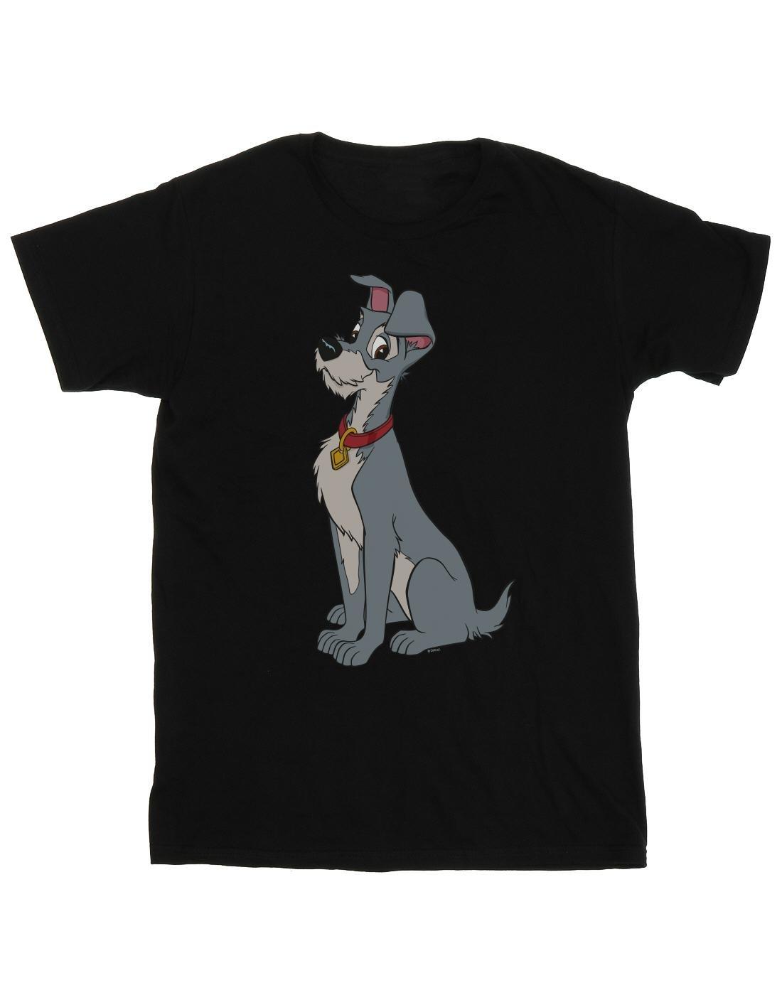 Lady And The Tramp Spaghetti Heart Tshirt Damen Schwarz 3XL von Disney