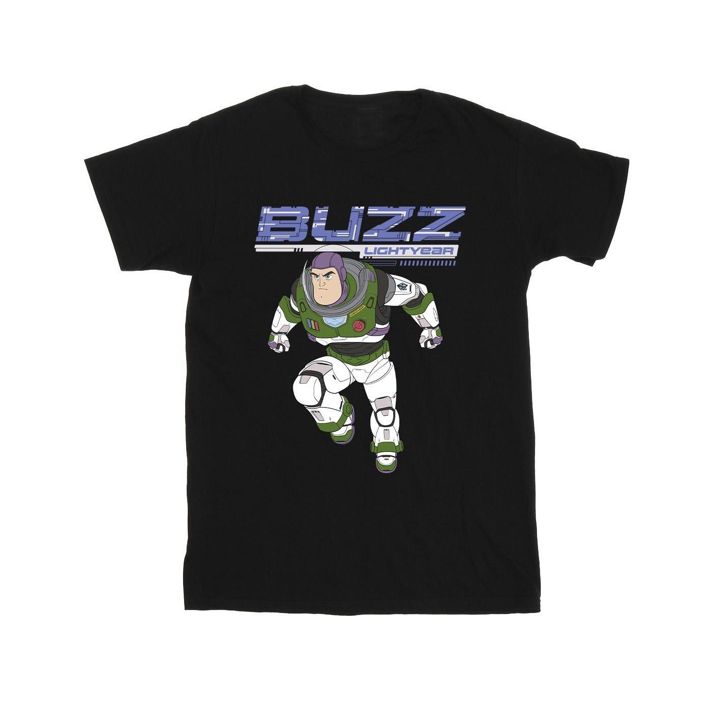 Lightyear Buzz Jump To Action Tshirt Mädchen Schwarz 116 von Disney