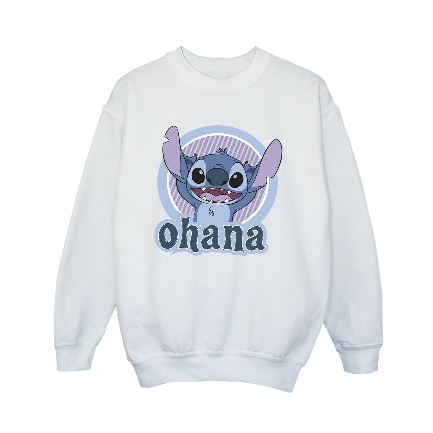 Lilo And Stitch Ohana Circle Sweatshirt Jungen Weiss 104 von Disney