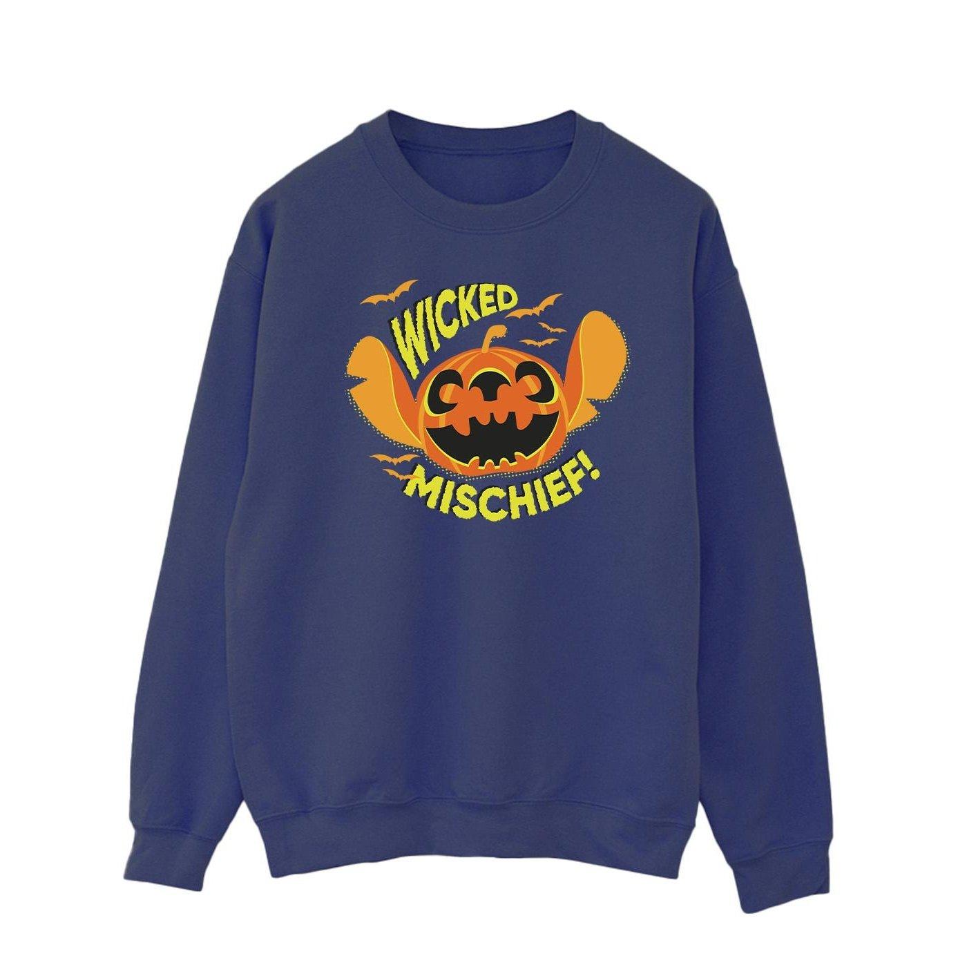 Lilo And Stitch Wicked Mischief Sweatshirt Herren Marine 4XL von Disney